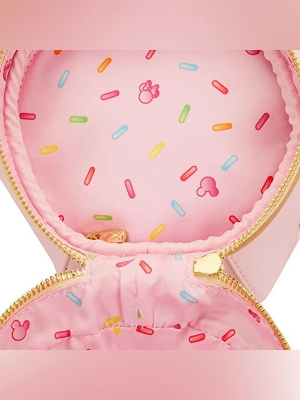 NEW Loungefly Stitch Shoppe Disney Minnie Soft Serve Ice Cream Crossbody Bag - Picture 3 of 16